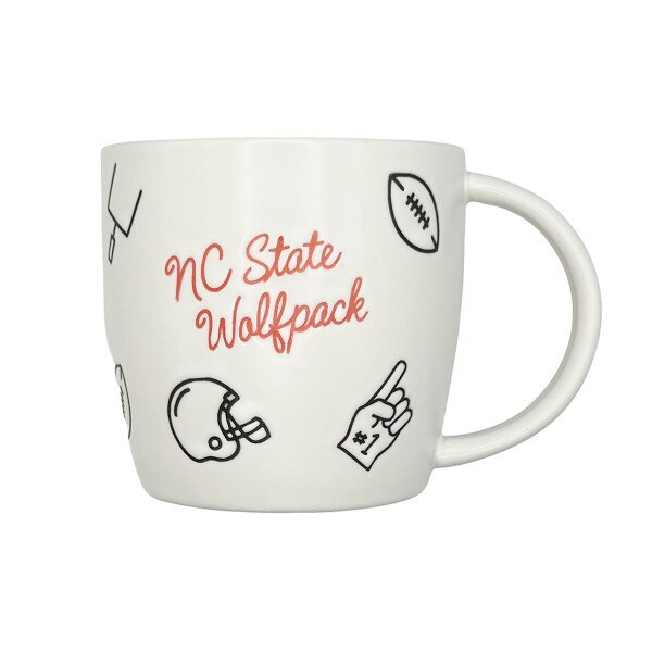 NC State 18oz Playmaker Mug - Ivory